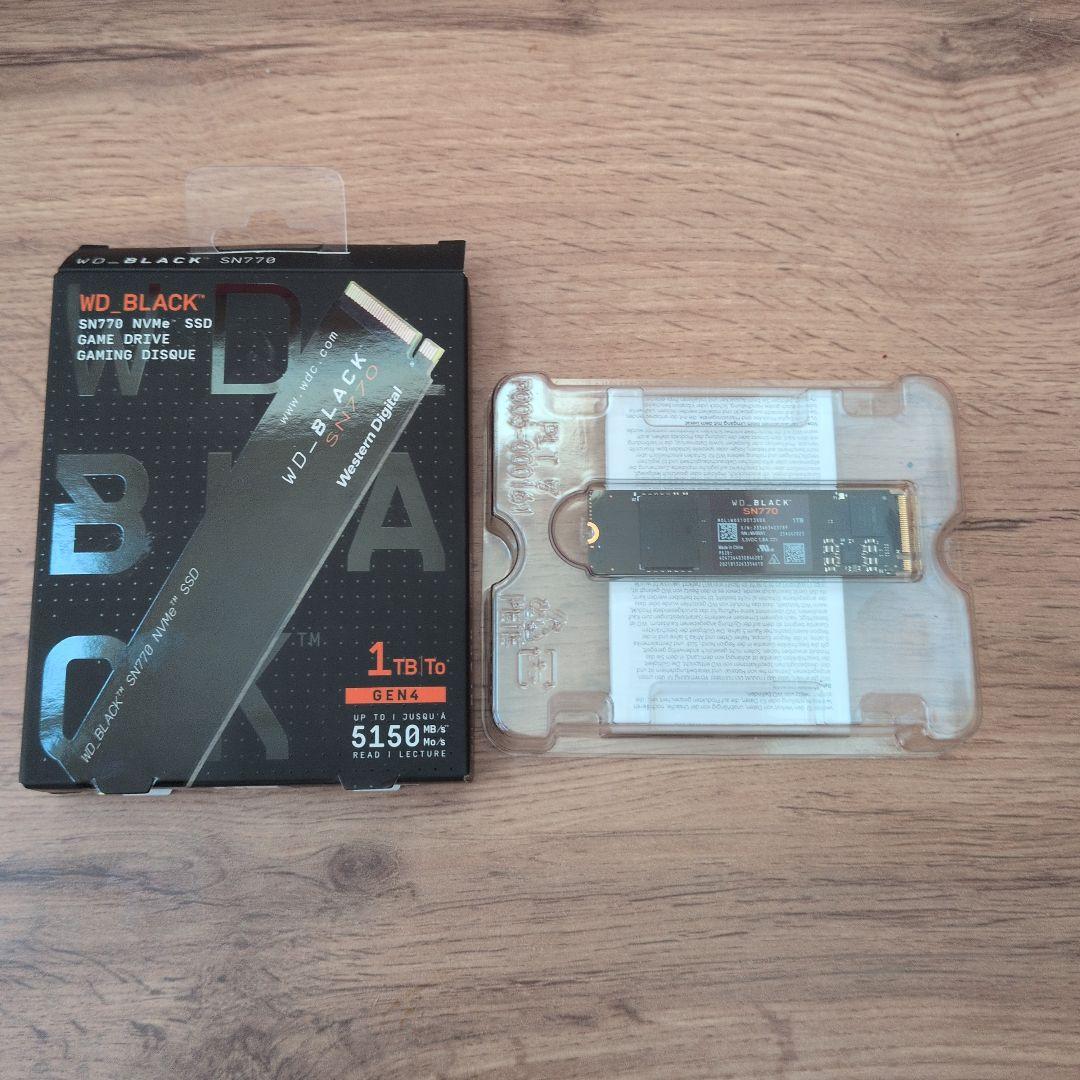 高騰中でのこの価格SN770 1TB