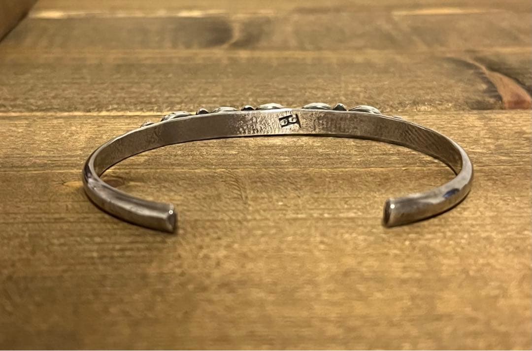 シルバー　ターコイズバングル　あインディアンジュエリー