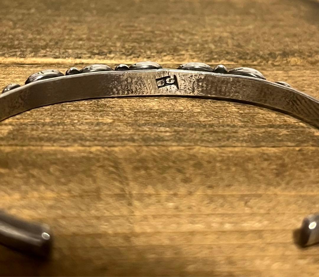 シルバー　ターコイズバングル　あインディアンジュエリー