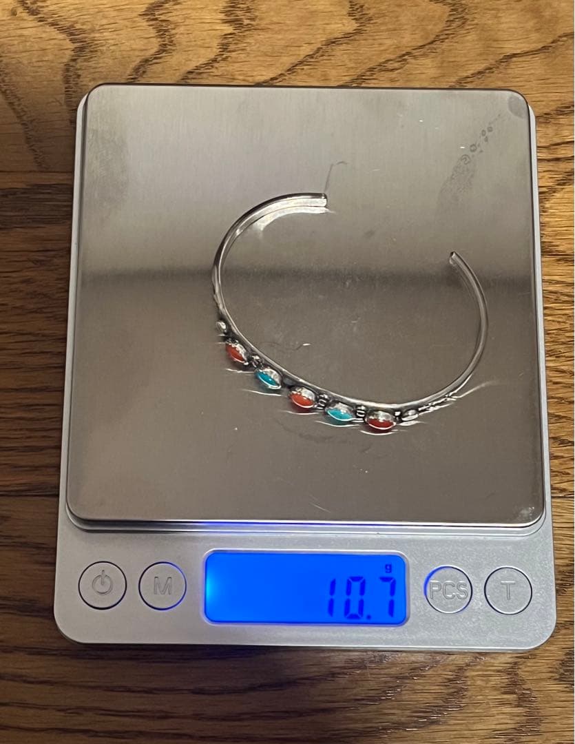 シルバー　ターコイズバングル　あインディアンジュエリー