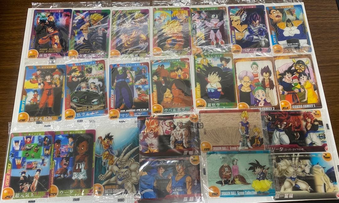 ドラゴンボール カード 原画絵 鳥山明 未開封品 美品　まとめ売り