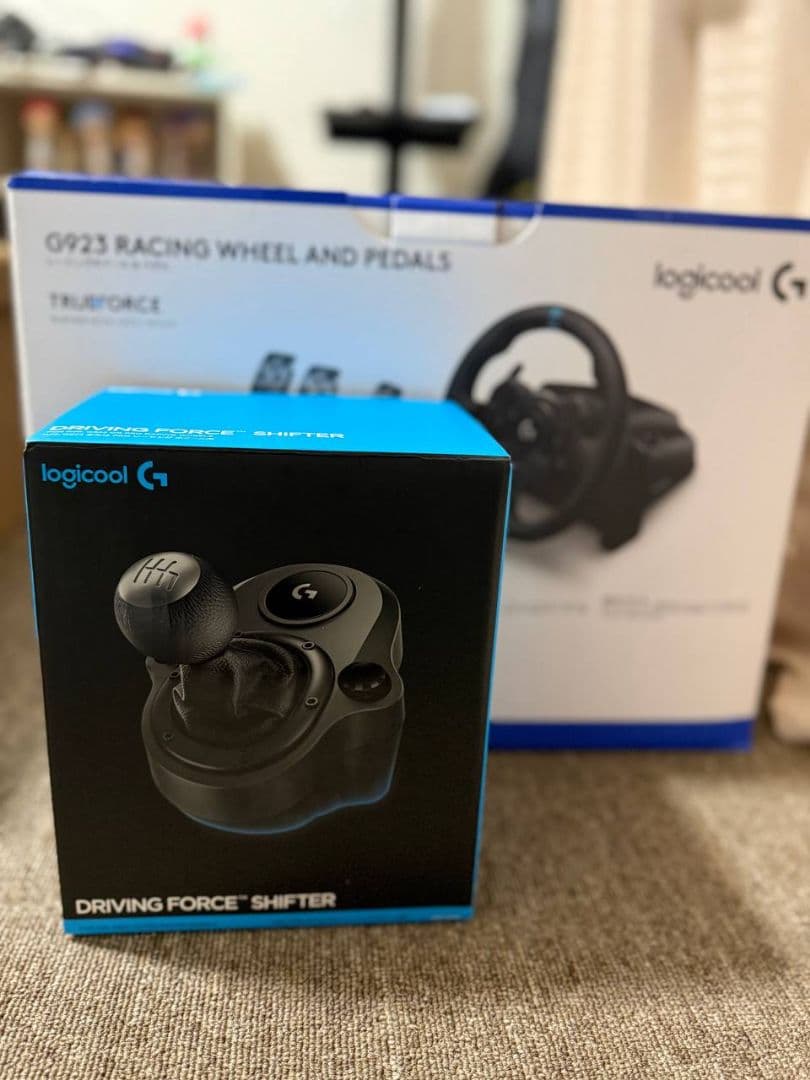 Logicool G923＋Driving Forceシフター＋モッド付