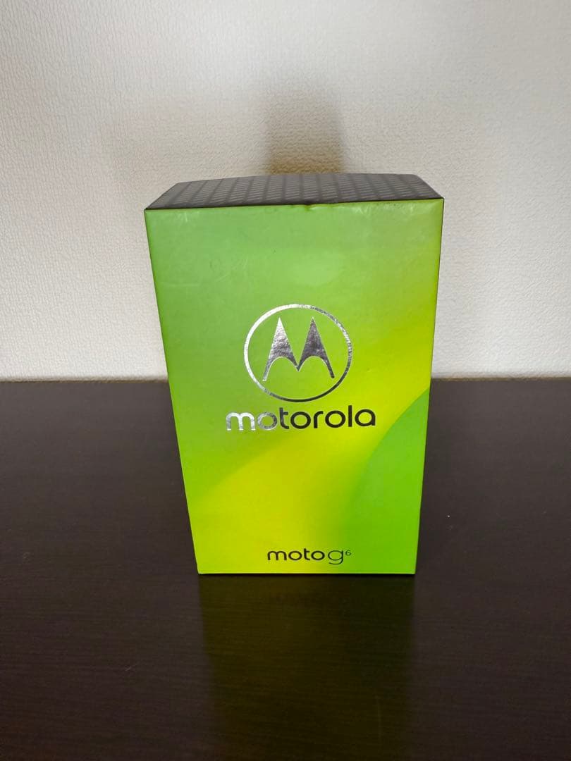 【値下げしました！】motorola motog6 ブラック 本体 充電器付き