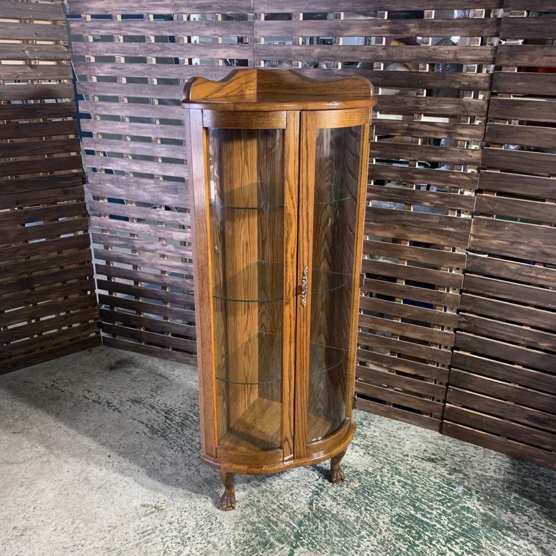 J162 英国風コーナーコレクションボード キャビネット