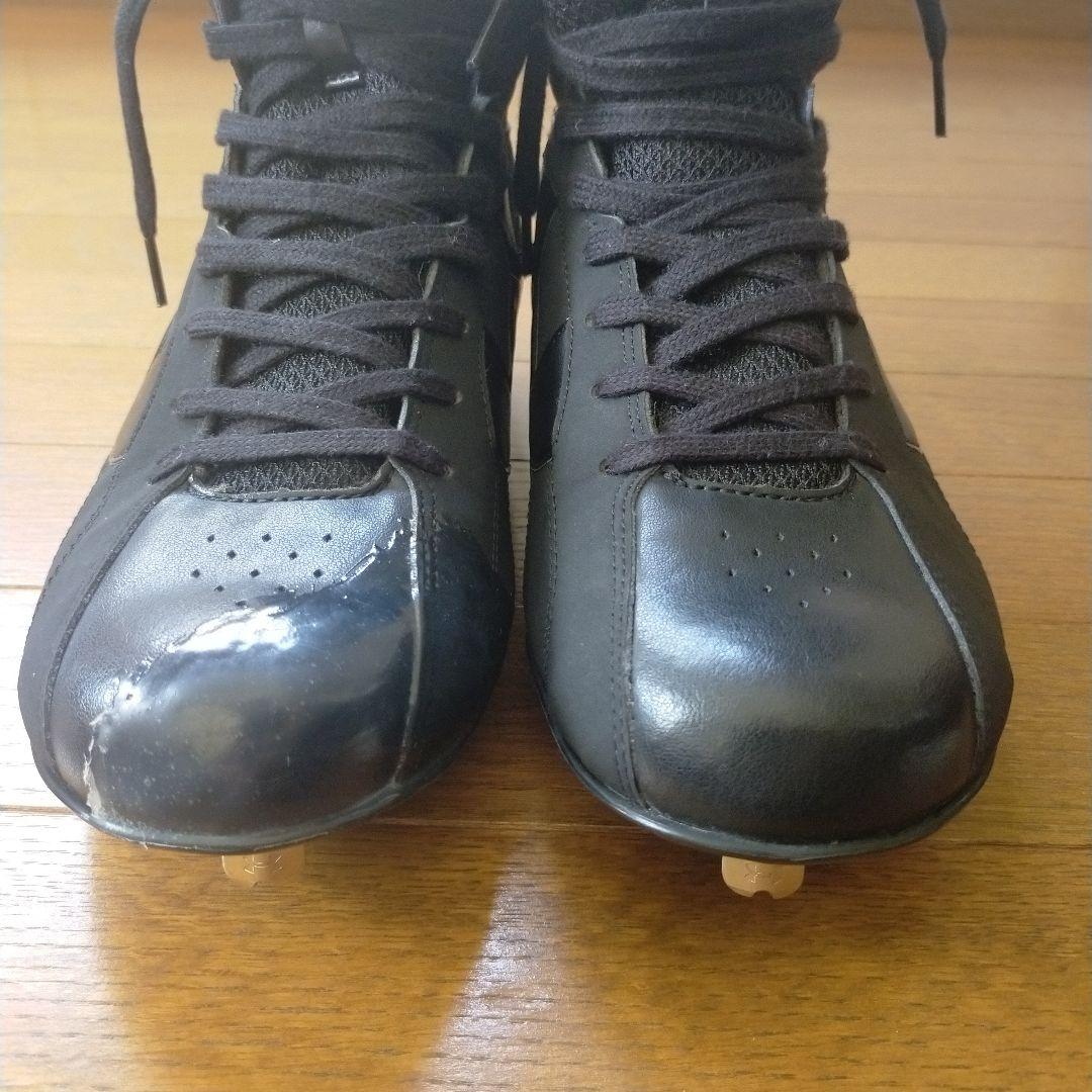 未使用　アンダーアーマー　野球　スパイク　ハイカット　ミドルカット　金具