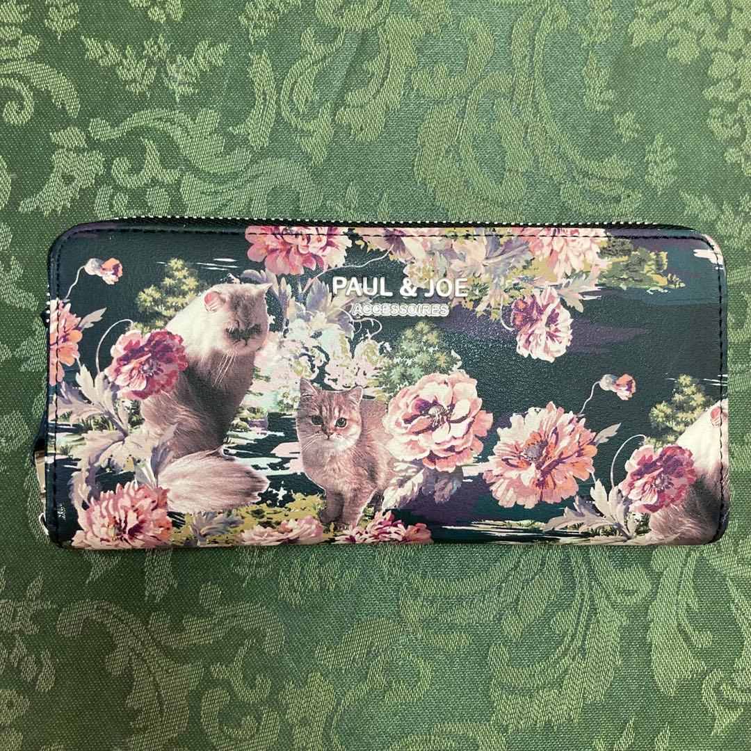 PAUL & JOE ポールアンドジョー 長財布 ヌネット ジプシー 花柄 猫柄