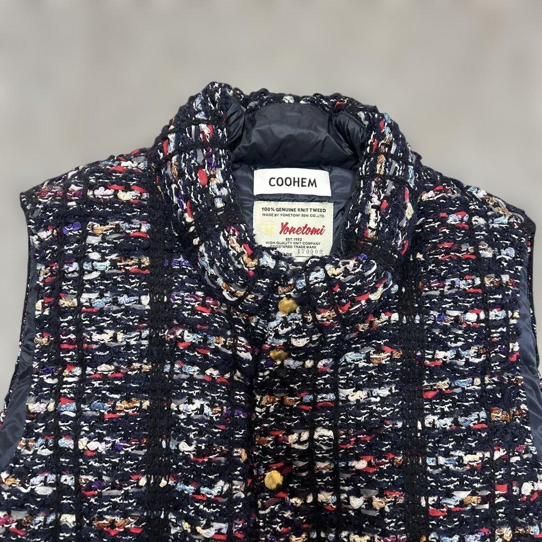 【Lewis22様］COOHEM ニットツイードダウンベスト