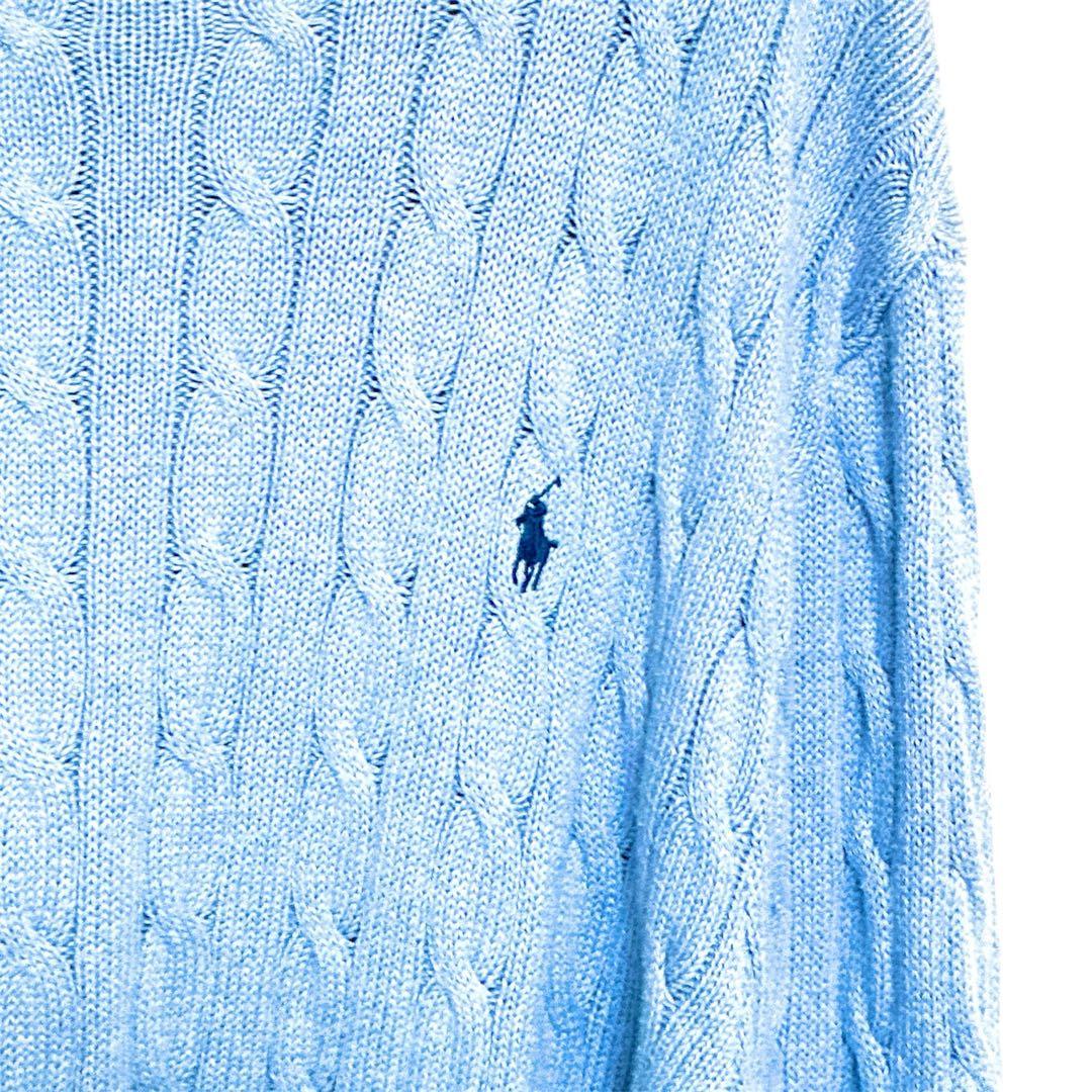✨極美品✨2XL✨ポロバイラルフローレン　ケーブルニット編み　ビッグセーター