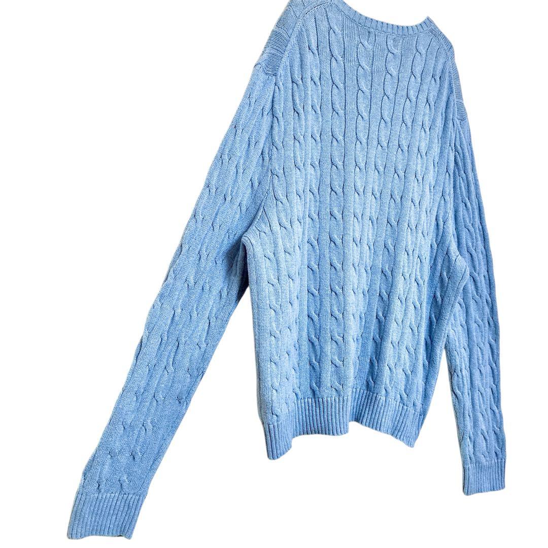 ✨極美品✨2XL✨ポロバイラルフローレン　ケーブルニット編み　ビッグセーター