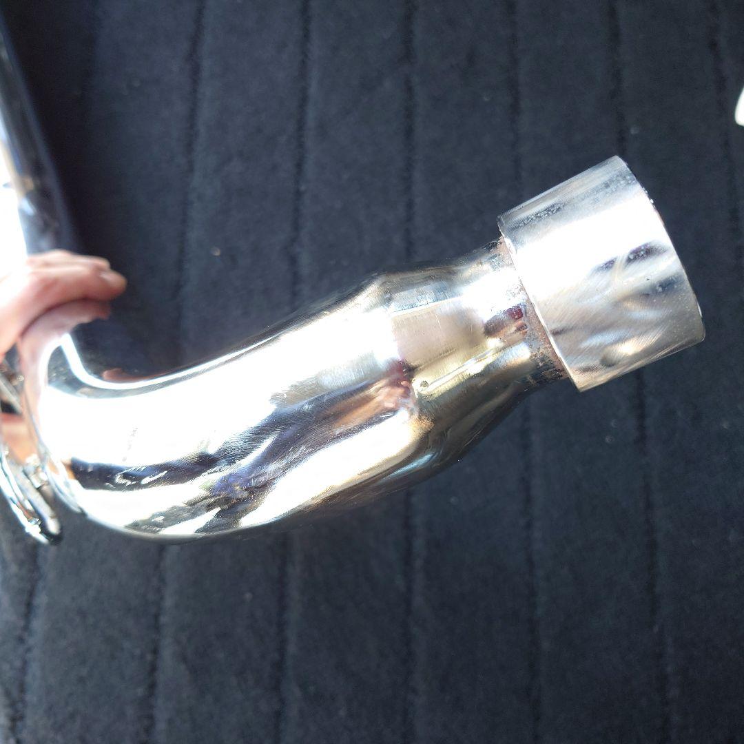 スティード400/NC26 スラッシュカットマフラー デイトナ