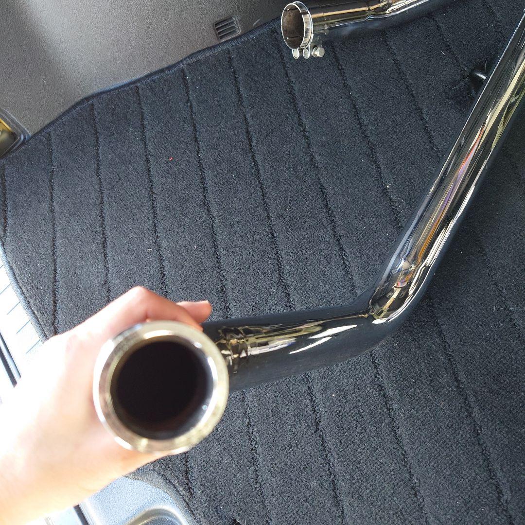 スティード400/NC26 スラッシュカットマフラー デイトナ