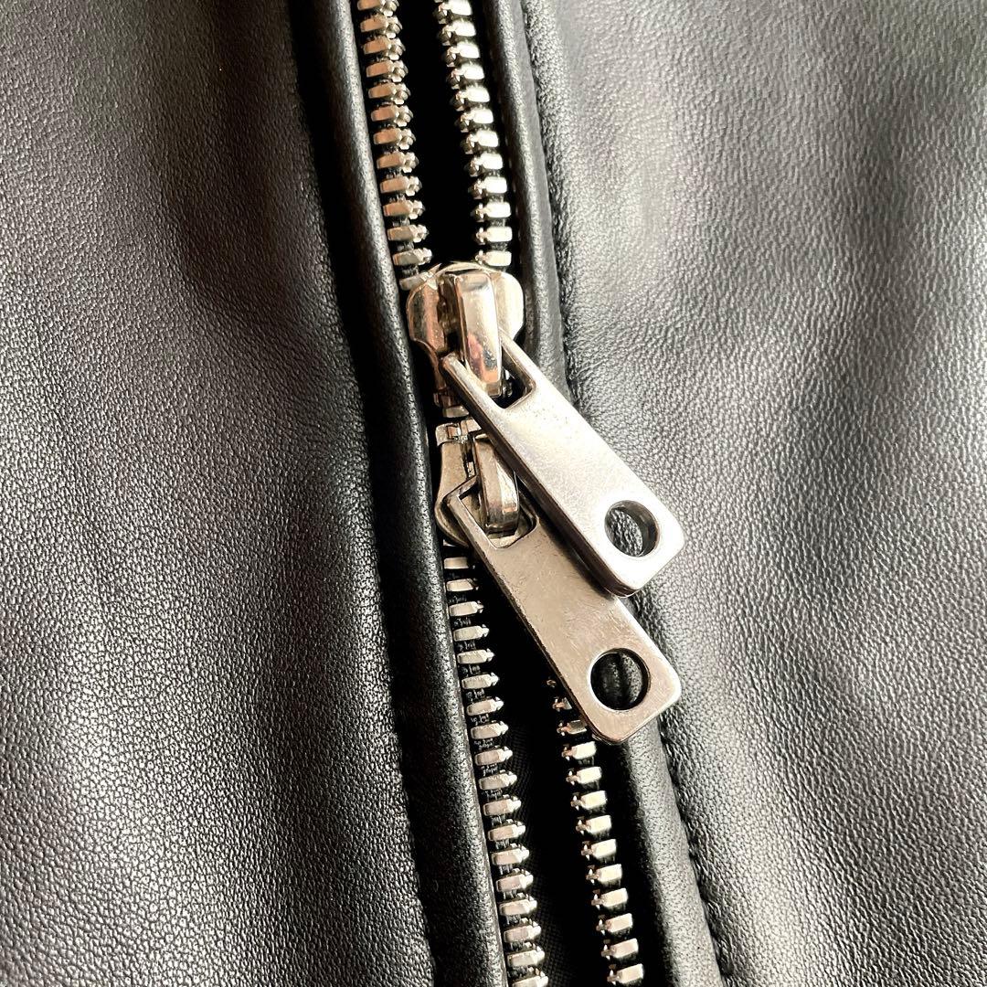 極美品⭐︎UNITED TOKYO ラムレザー 黒 シングルライダース ジャケット