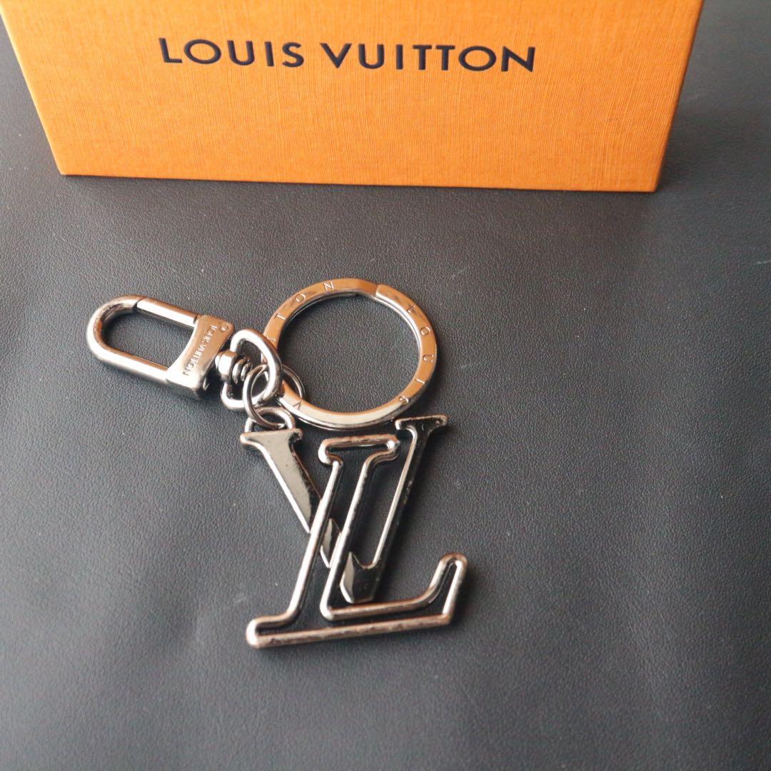 【中古】LOUIS VUITTON キーホルダーシルバーカラーM80217