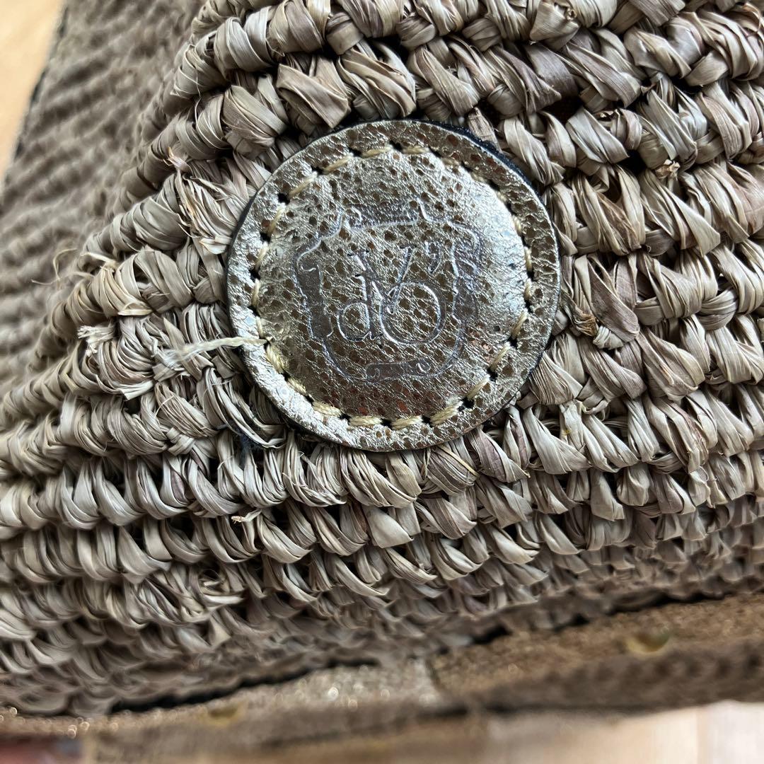 ヴィオラドーロ　ラフィア　テープハンドルトート