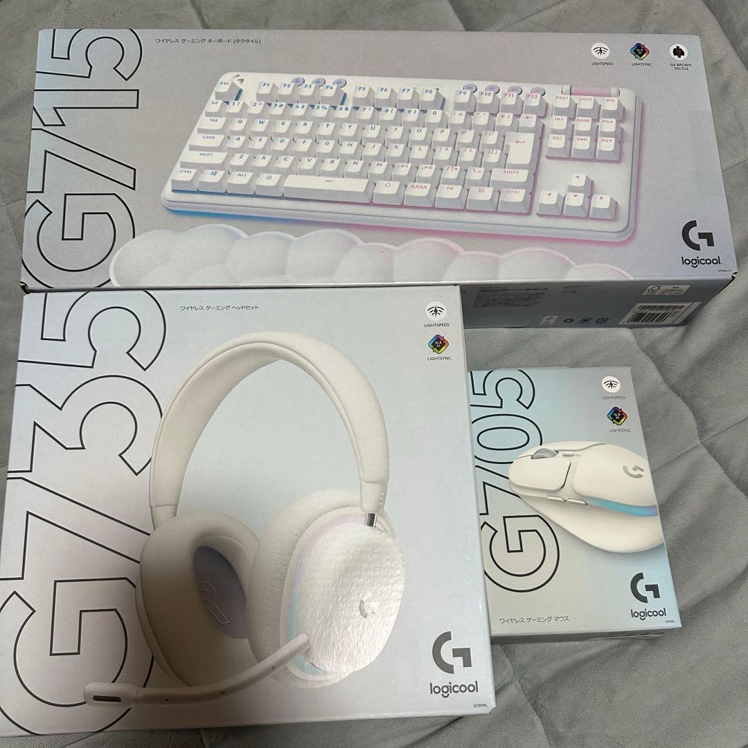 ロジクール　キーボード、マウス、ヘッドホンセット