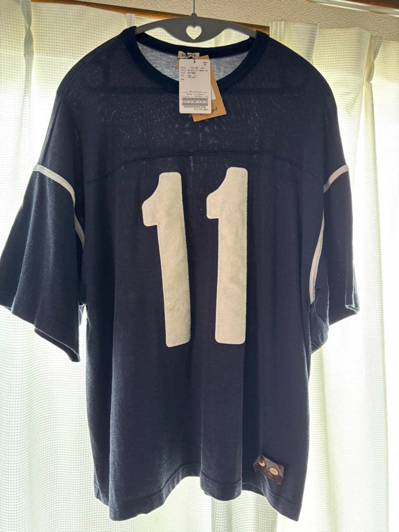 refomed 11 FOOTBALL TEE ネイビー L