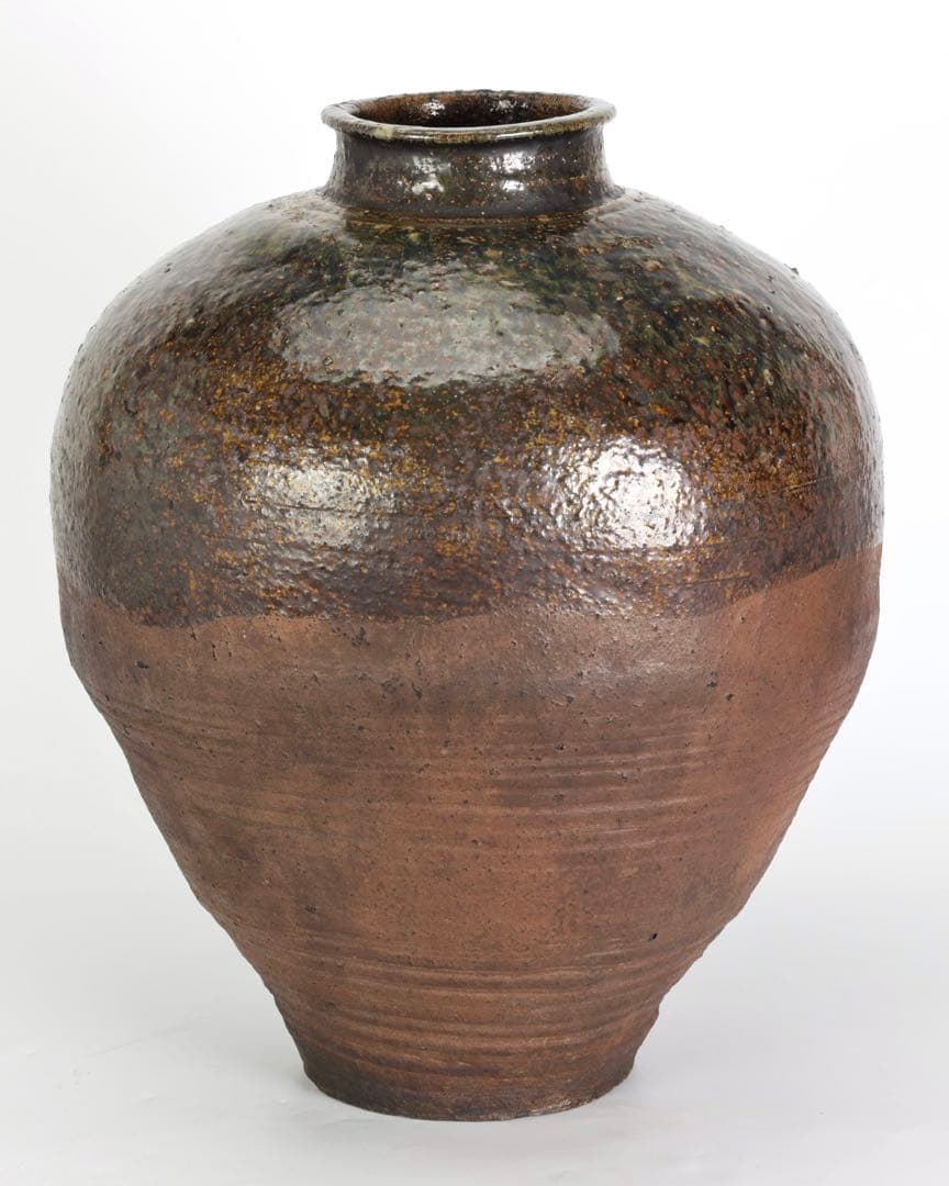 ダ*ゴ様 古陶磁 古丹波 大壺 焼締 自然釉 壺 花器 甕 古伊賀 時代物 骨董