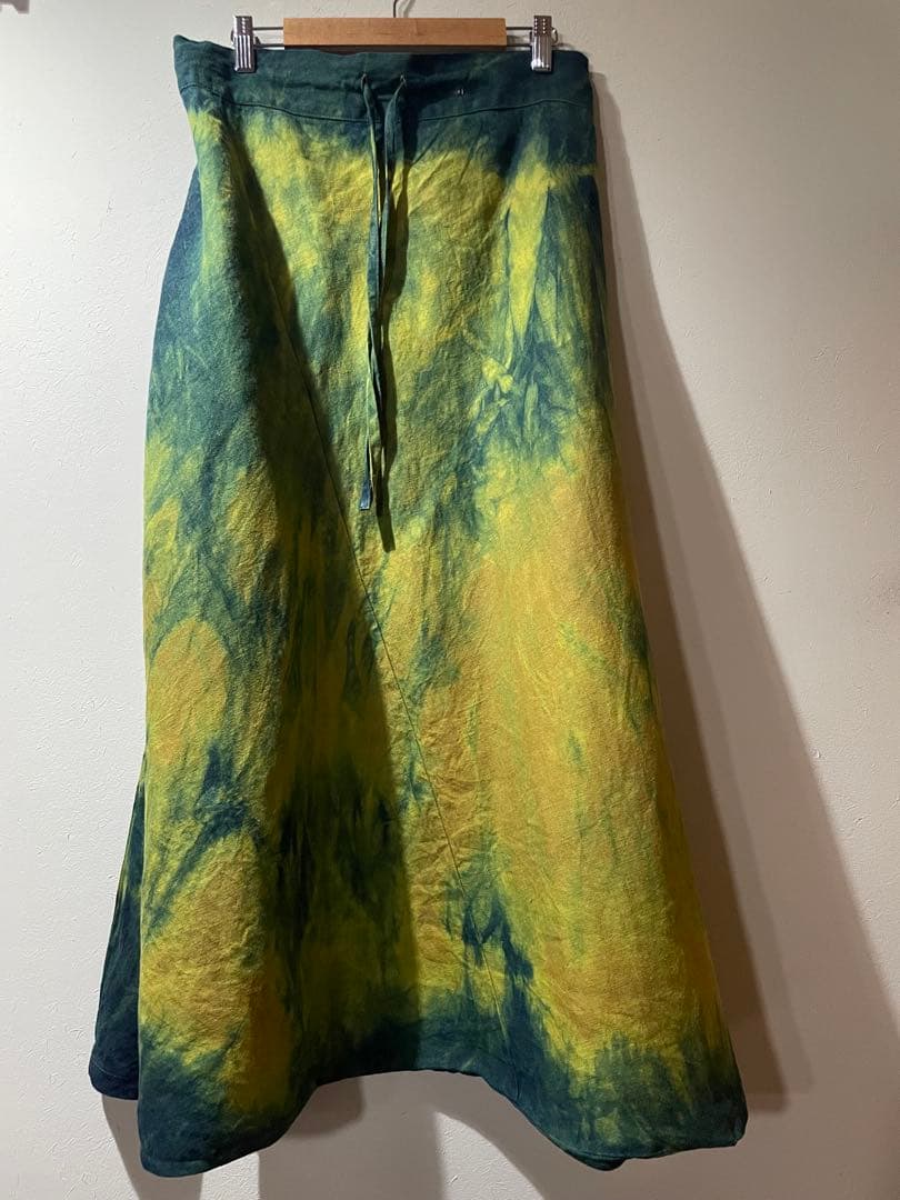 藍染　SOU・SOU 富士　L 麻のパンツ　むらくも染　USED 麻100%