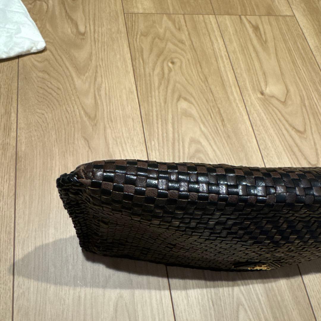 PRADA マドラス クラッチバッグ