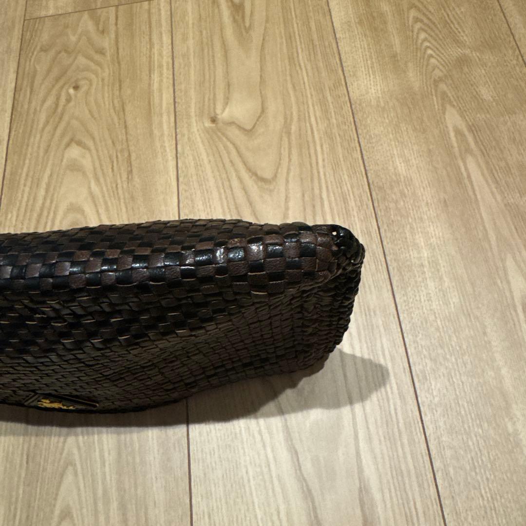 PRADA マドラス クラッチバッグ