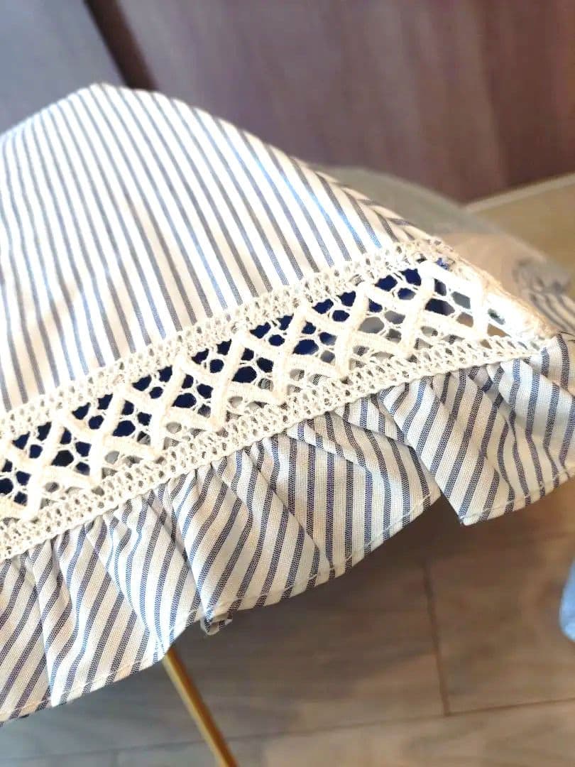 ラルフローレン　晴雨兼用 折りたたみ傘 ストライプ柄