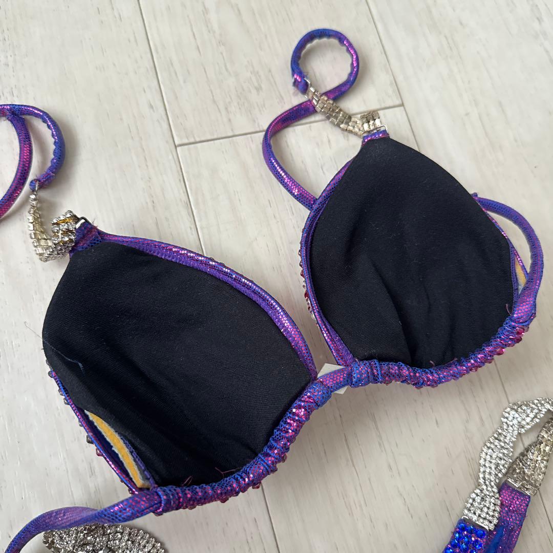 【1回使用/美品】1点物⭐︎コンテストビキニ/大会用ビキニ♡アクセサリー付属