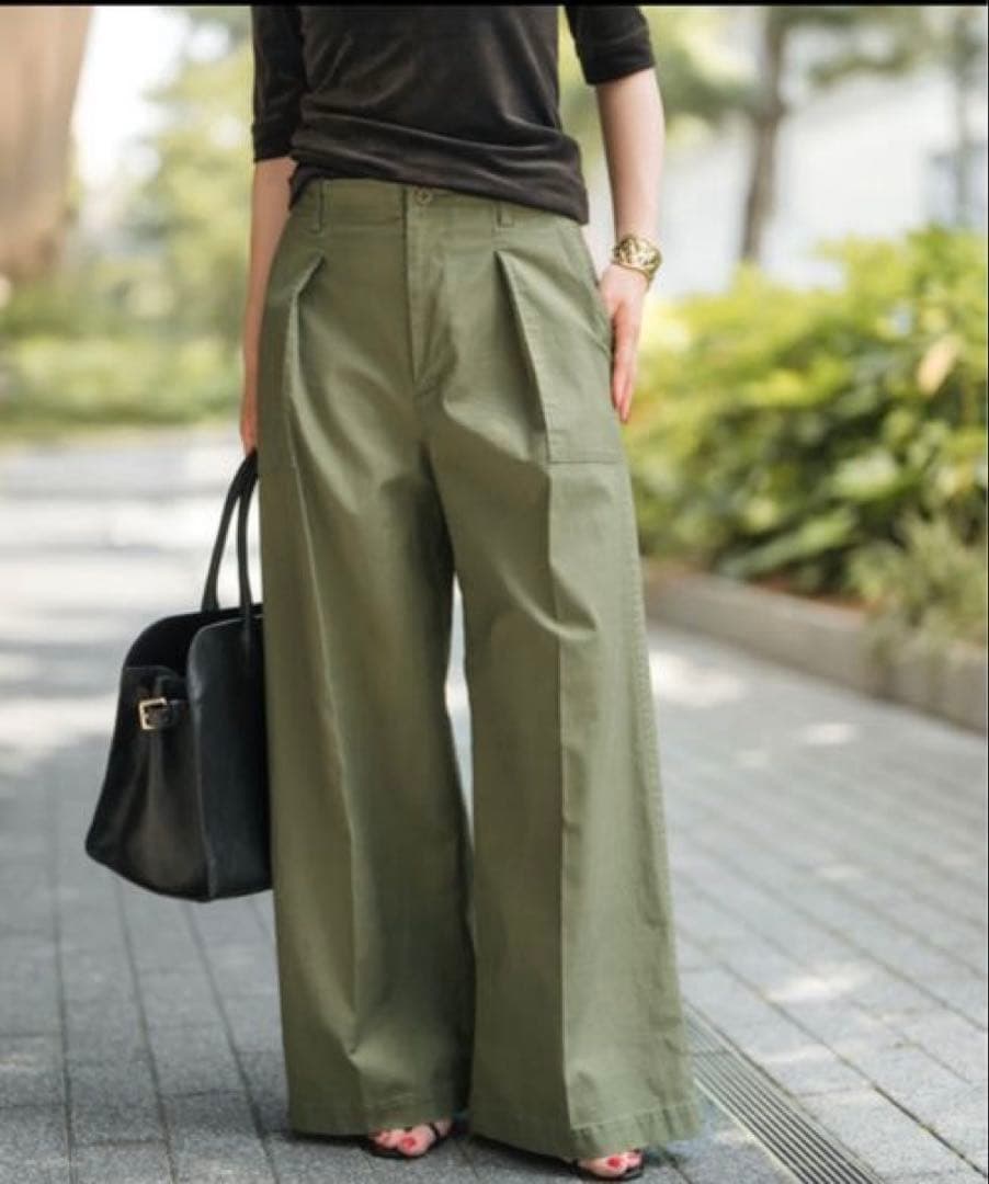 スピックアンドスパン　カーゴパンツ