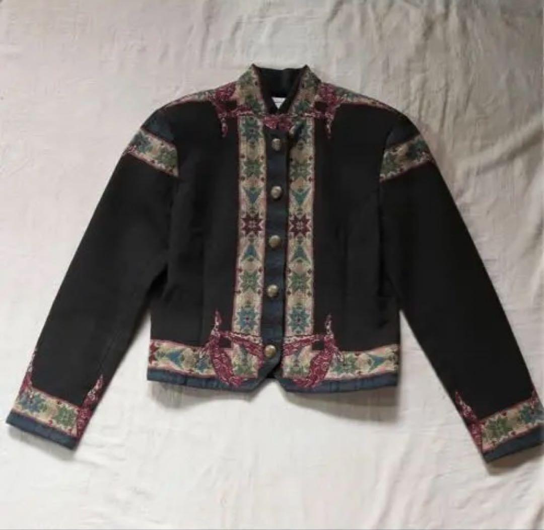 ヴィンテージウエスタンジャケット ⭐︎一目惚れ⭐︎USA製 ゴブランジャケット