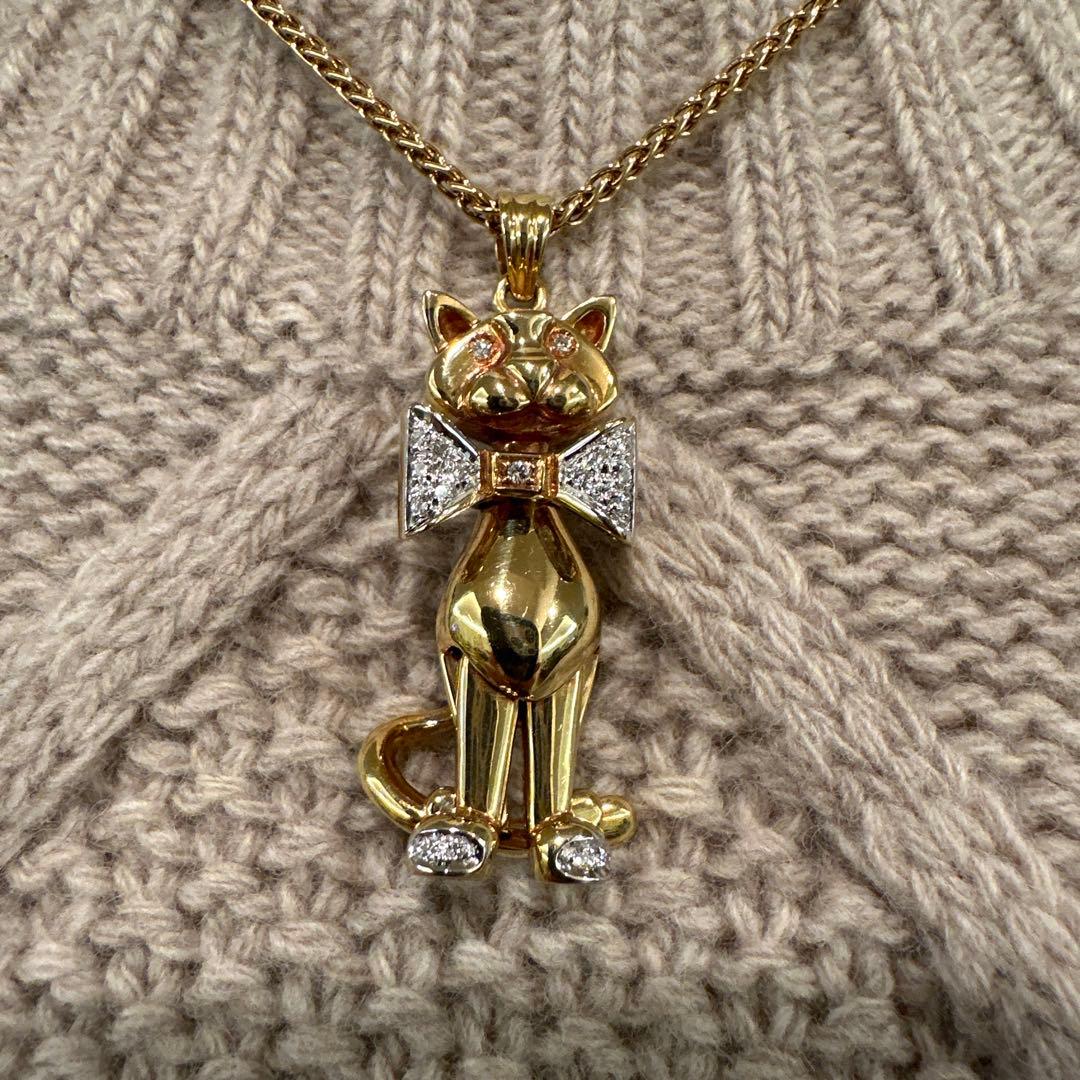 DAMIANI ダミアーニ ネコちゃんチャーム　★