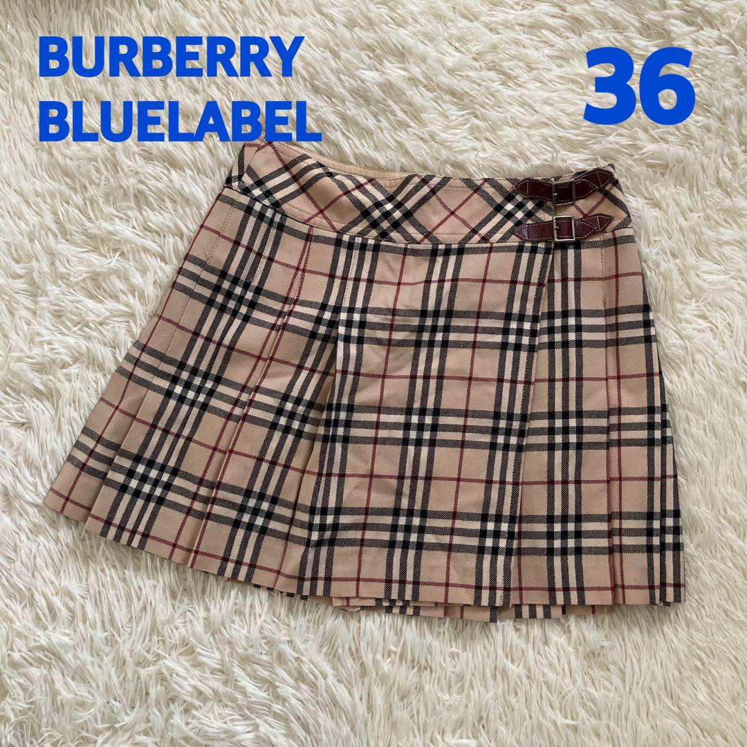 BURBERRY BLUE LABEL チェック柄スカート 36