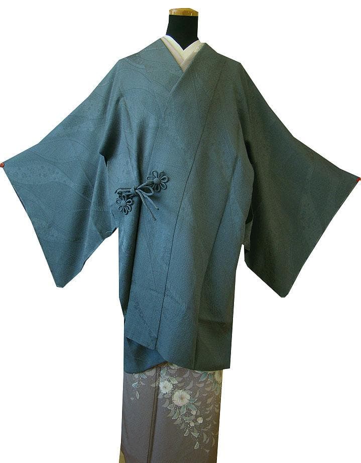 ★大特価 美品 ロング寸 フクレ織 道中着（正絹）未使用＜C644＞★