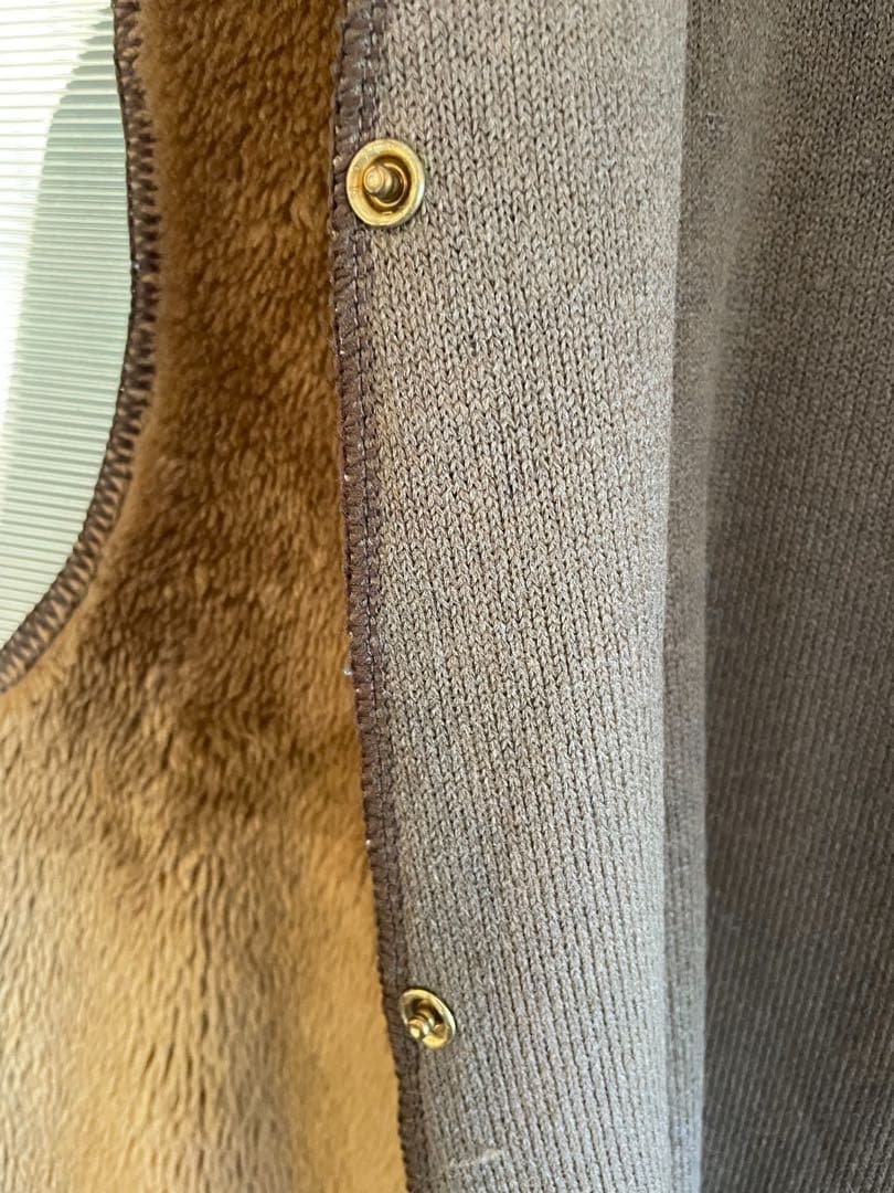 Barbour ブラウン フェイクファーベスト