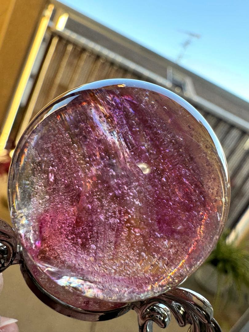 さらら お値下げ中 シエラネバダ産 アンダラクリスタル スフイア ピンク系