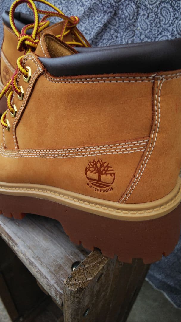 Timberlandティンバーランドウィートヌバックブーツ6W23cm