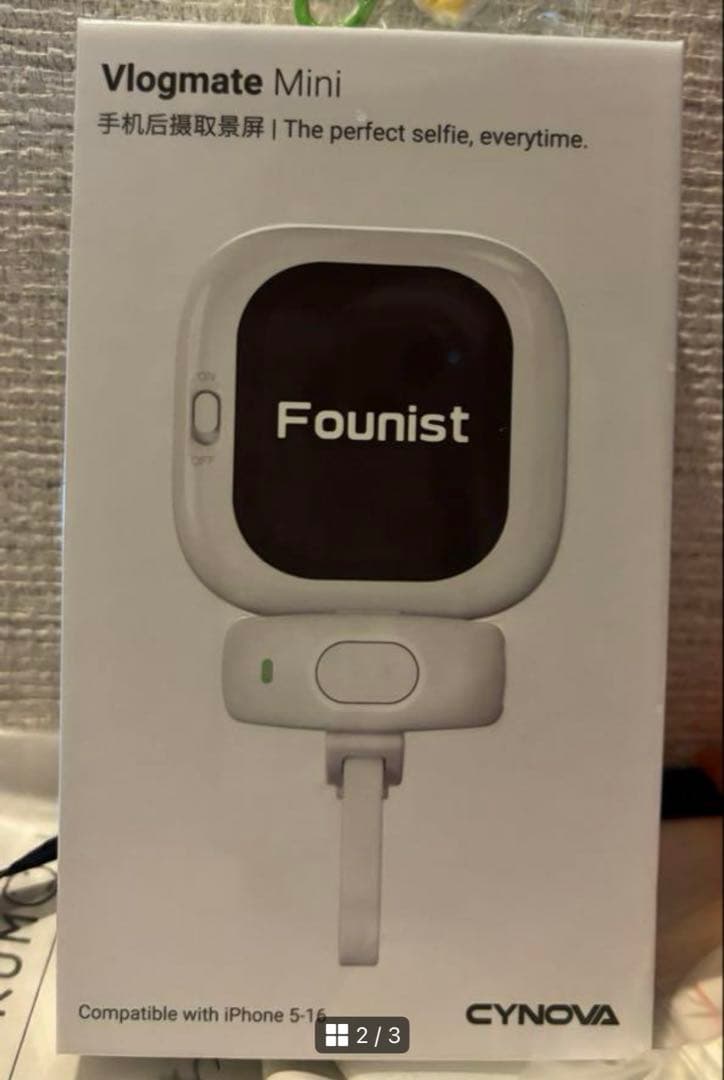 即発送　自撮りモニター Founist Vlogmate Mini iPhone