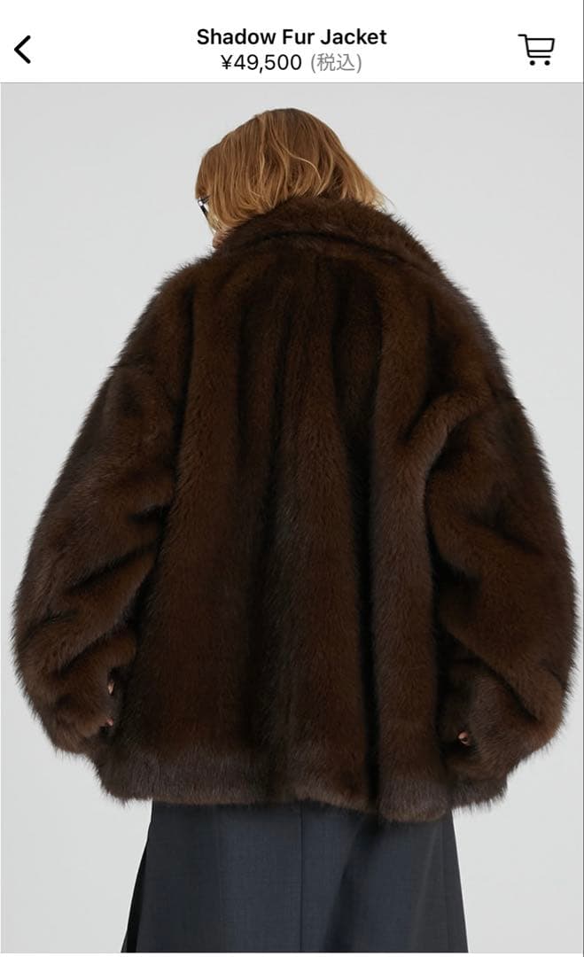 prankproject 新作ファーコート　shadow far jaket
