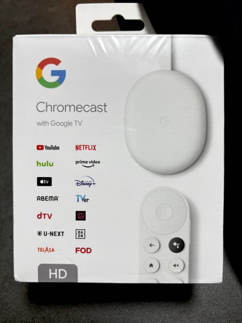 Chromecast with Google TV HD ホワイト