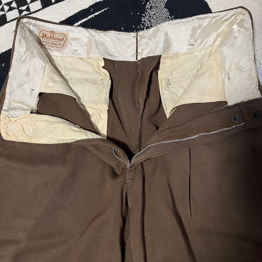 き*と様 50s ロカビリー WOOL ギャバジン スラックス ヴィンテージ レ