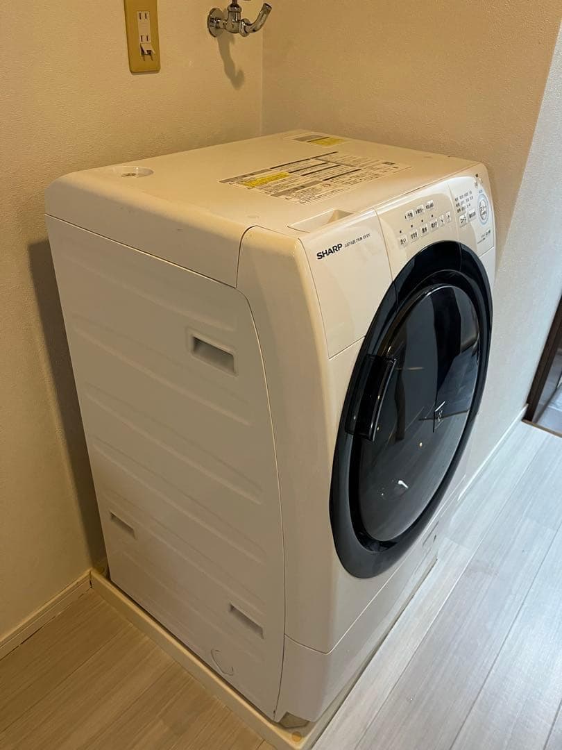 SHARP人気モデル ドラム式洗濯機乾燥7/3kg 2022年