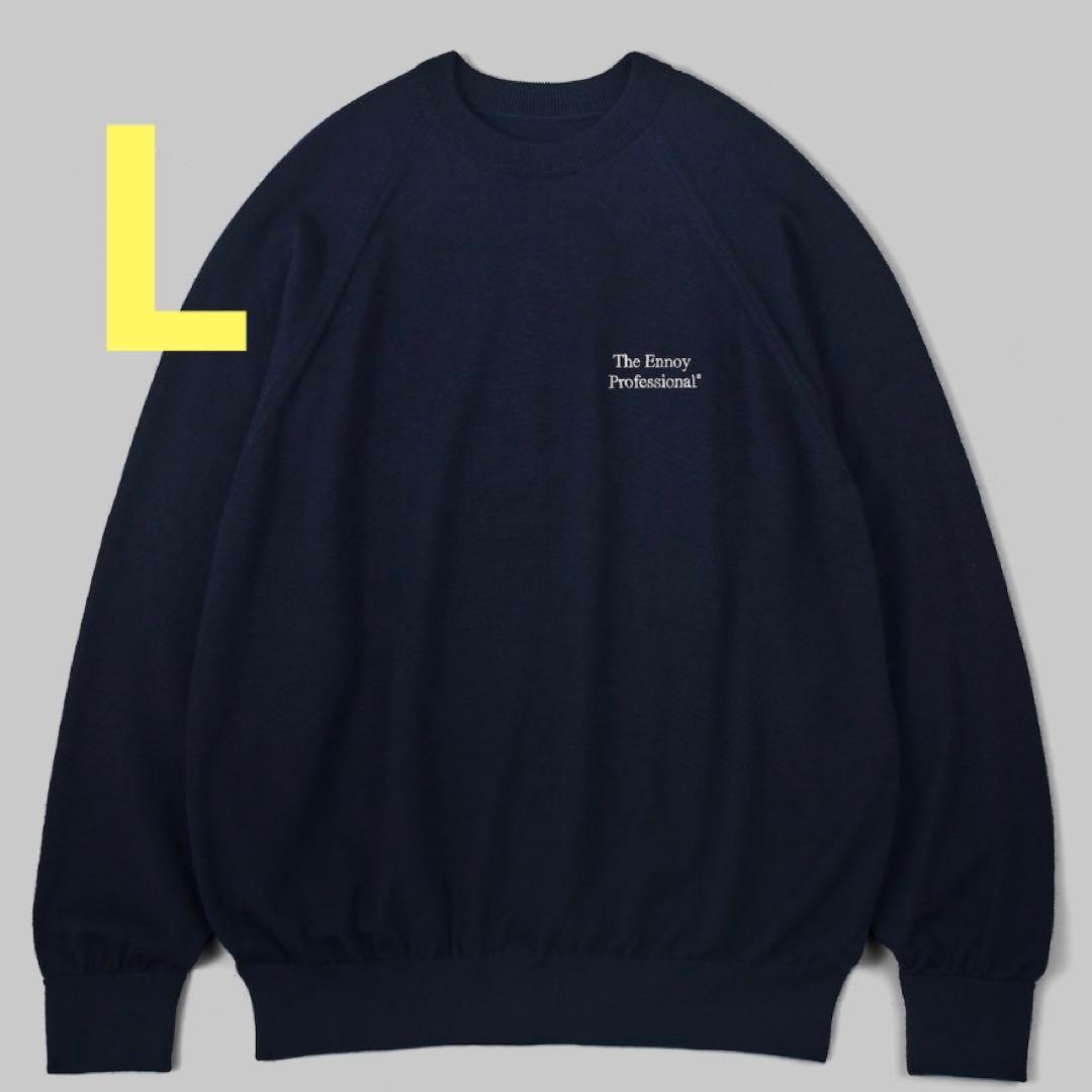 ENNOY（エンノイ）MERINO WOOL SWEATER ネイビー