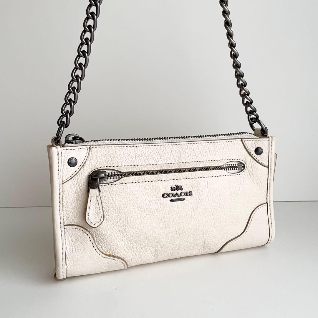 コーチ COACH ショルダーバッグ ミッキー レザー チェーン 新品保管