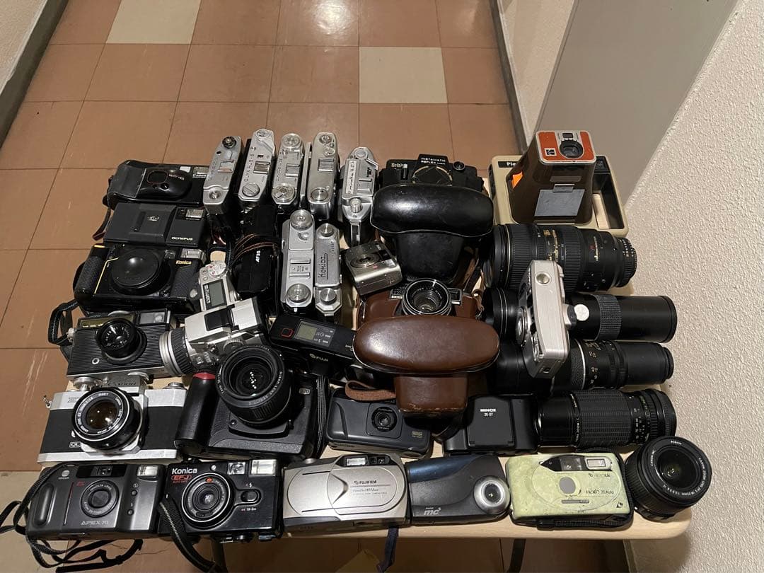 35個くらいジャンクカメラレンズなどまとめ売り