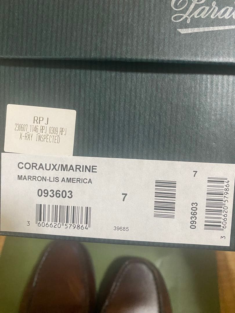 Paraboot CORAUX/MARINE 093603 サイズ7