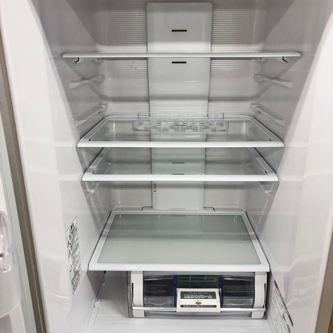 538 冷蔵庫　大型　300L強　保証込　左開き　格安　保証込　大人気モデル