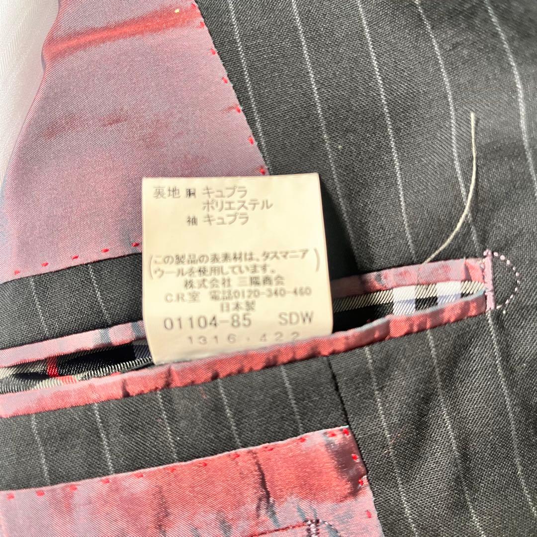 美品 バーバリーブラックレーベル　セットアップ タスマニアウール40R L