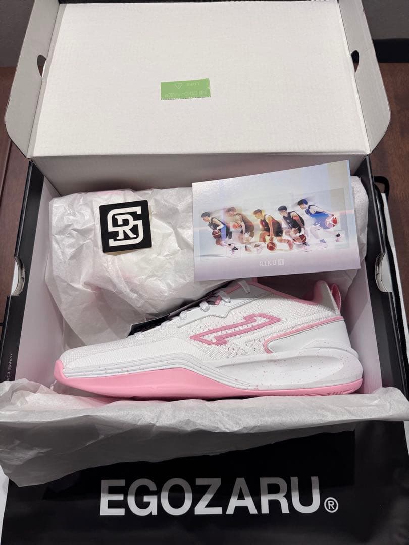 【新品・希少品✨】EGOZARU RIKU1 ホワイト✖︎プローブピンク 28cm