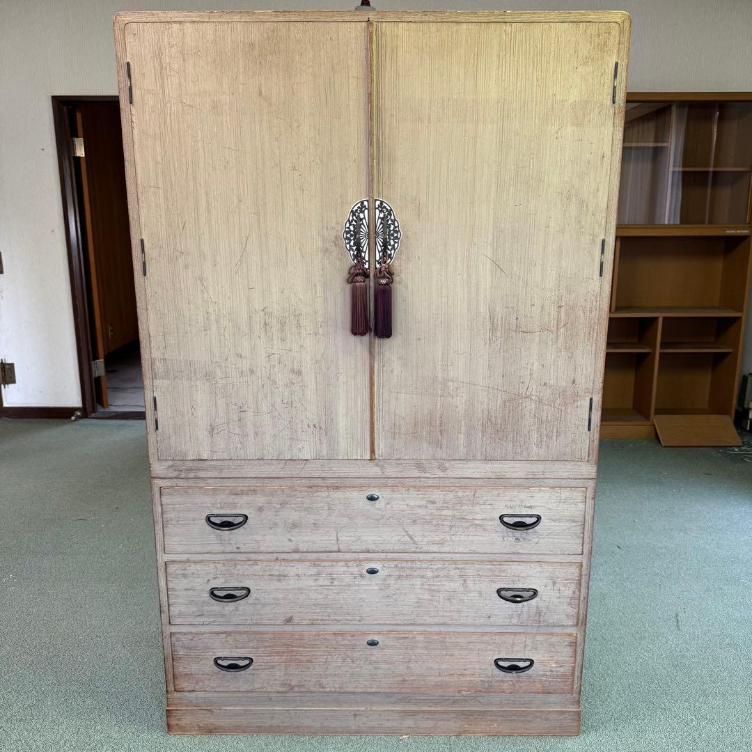 【良品】⚠︎引取限定⚠︎ 昭和 桐箪笥 桐タンス ヴィンテージ 2段