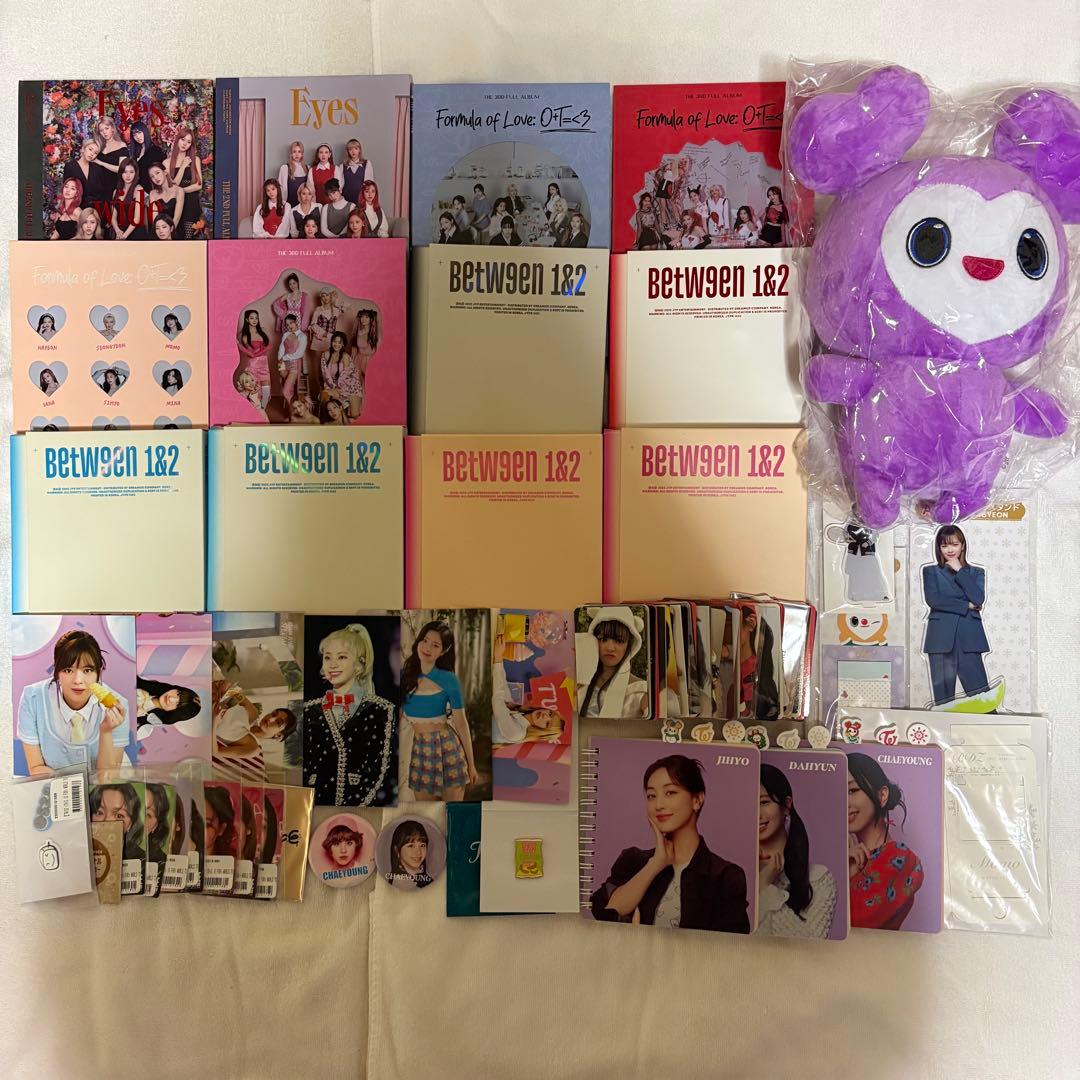 TWICE アルバム トレカ ぬいぐるみ ラブリー ラントレ ガチャ アクキー