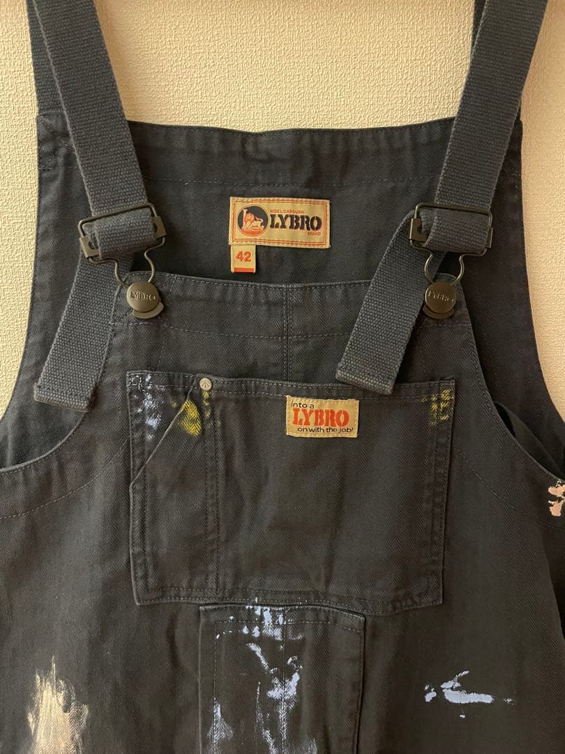 新品未使用　ナイジェルケーボン ライブロ　ペンキオーバーオール（CM起用）