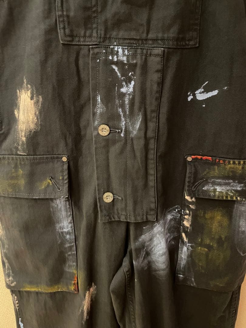 新品未使用　ナイジェルケーボン ライブロ　ペンキオーバーオール（CM起用）